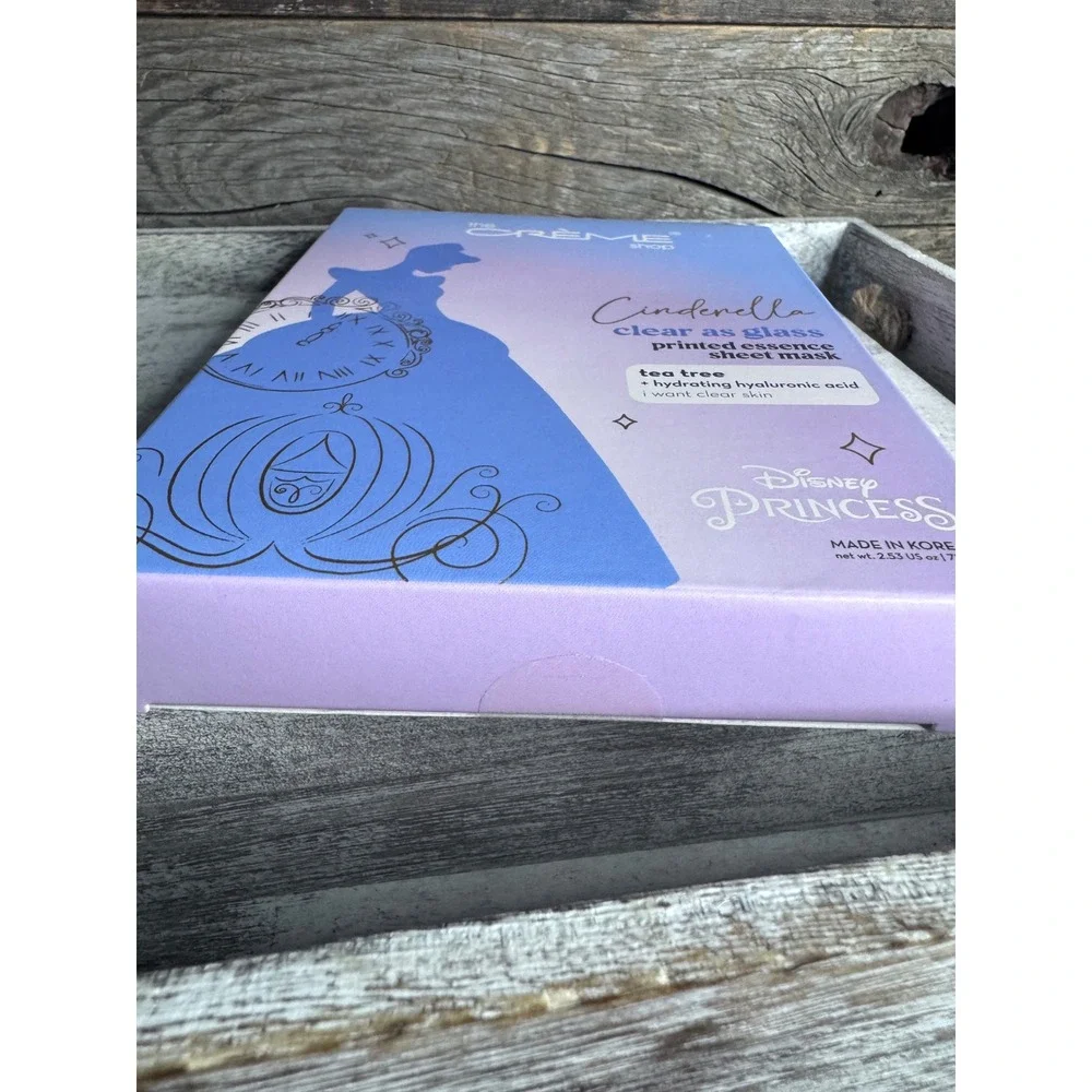 The Creme Shop Disney Cinderella Mask | 3-Pack | Hydrating | MSRP $18